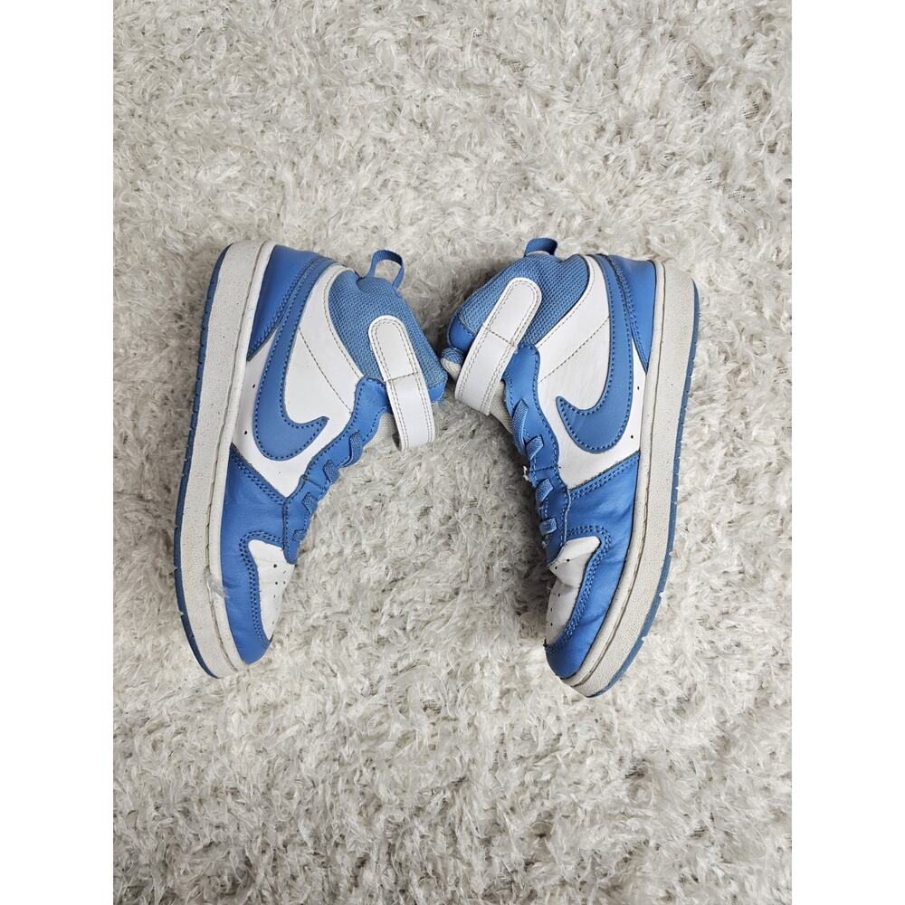 Nike Court Borough Mid 2 White blue beyond kids size 3Y sneaker shoe CD7783-123 - Picture 2 of 7